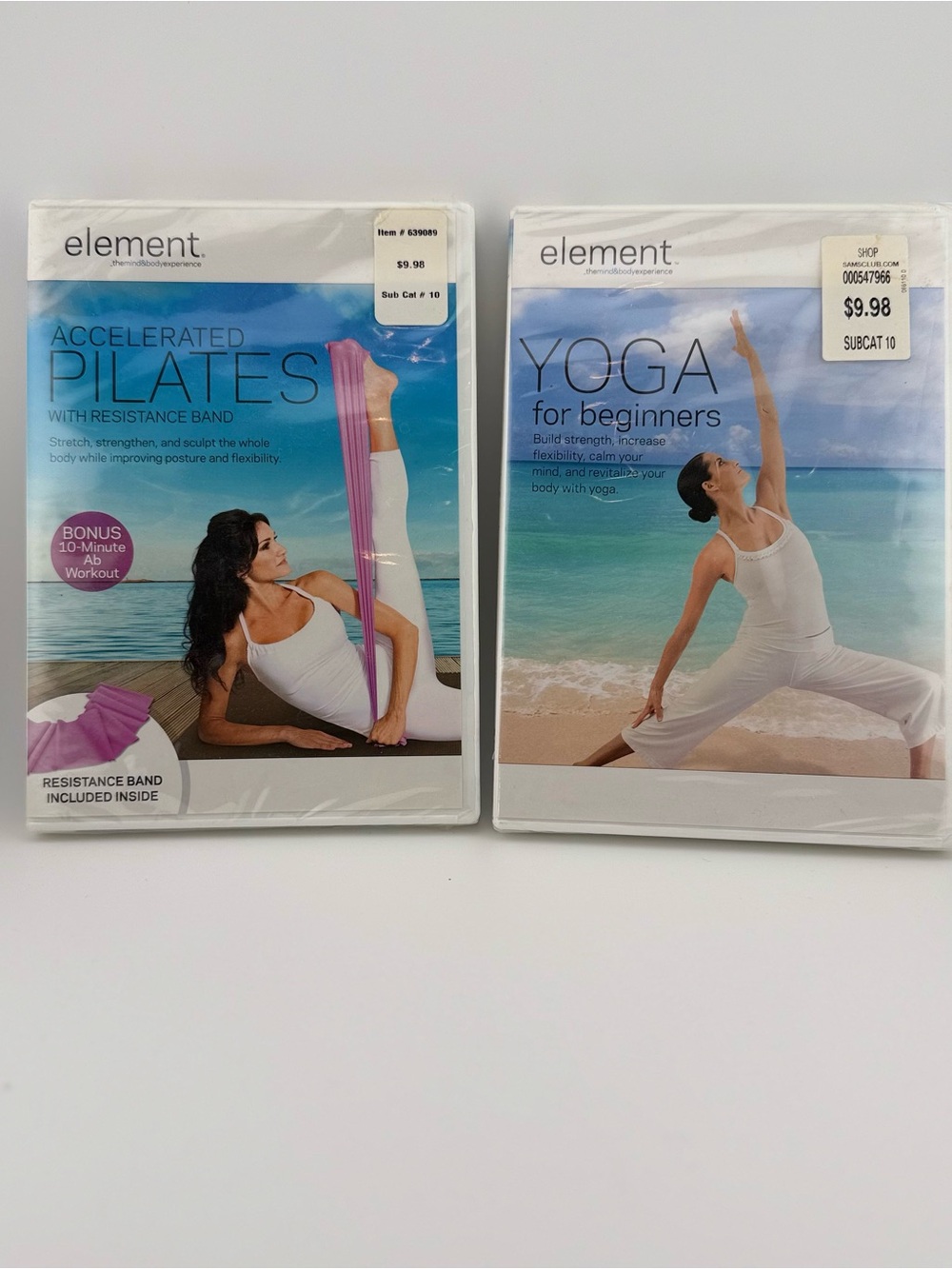 Set of 2 Pilates and Yoga DVD’s Unopened.